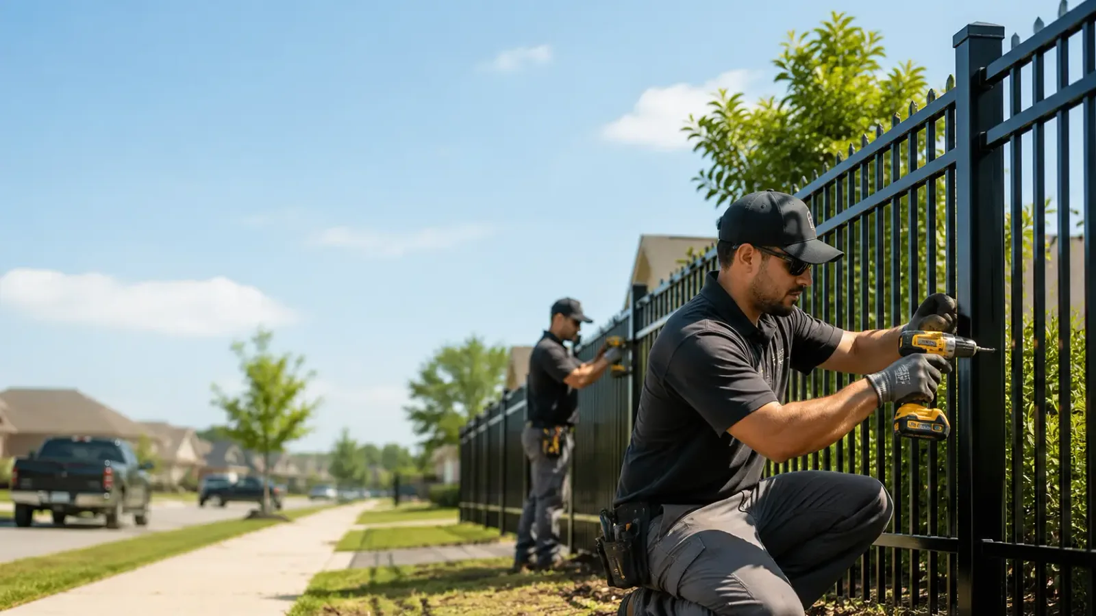 Metal Fence Installation in Kirkman, IA